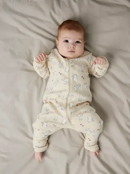 Hovedbilde Name It Night Suit Rabbit Sand 2 stk