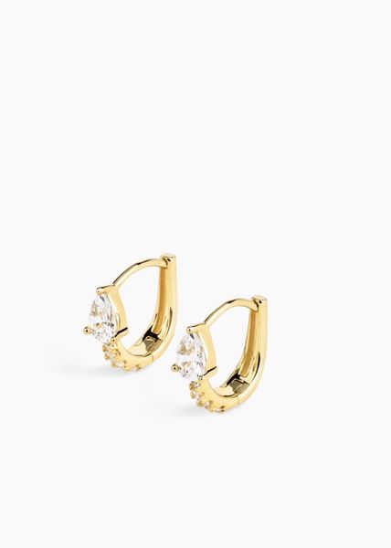 Hovedbilde ANI Jewels Drop Huggies Gold 
