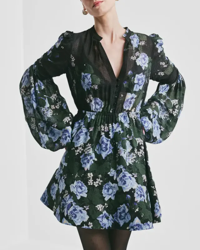 byTiMo Georgette V-Neck Dress Amadora