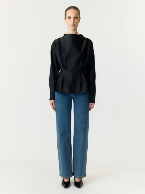 Hovedbilde YAS Pella Funnel Neck Black 