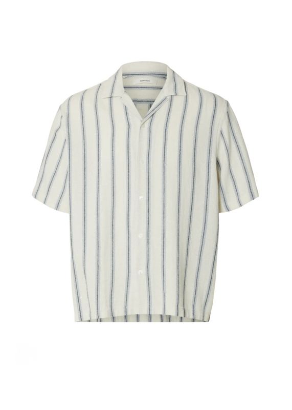 Selected Homme RegCal Shirt Resort Egret/Skyway