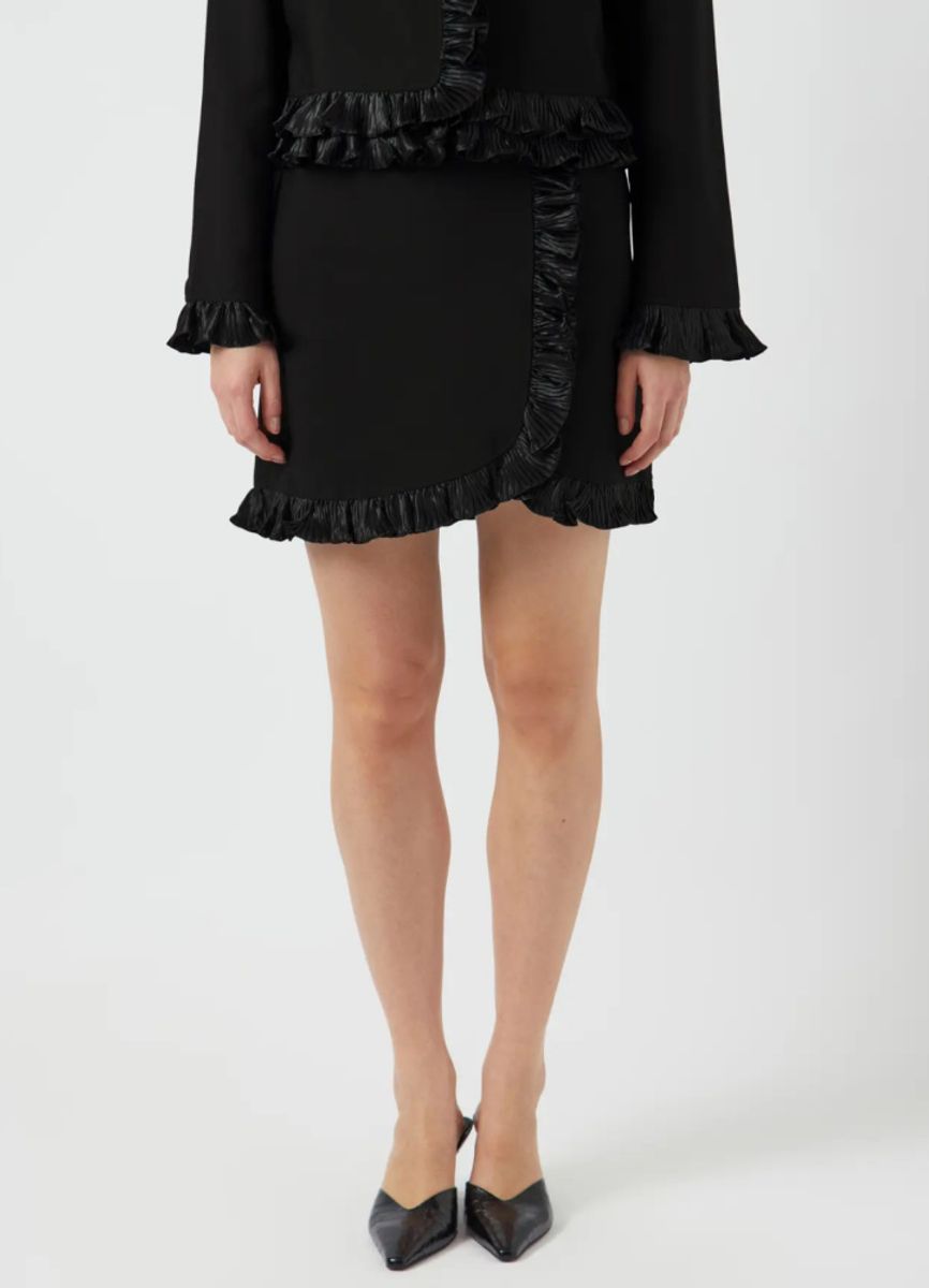 YAS Carolyn Skirt Black 