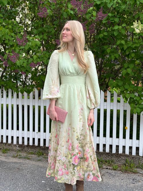 Hovedbilde byTiMo Viscose V-Neck Dress Growing Garden