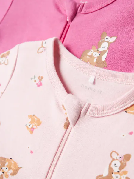 Hovedbilde Name It Night Suit Rose Deer Ibis Rose 2 stk