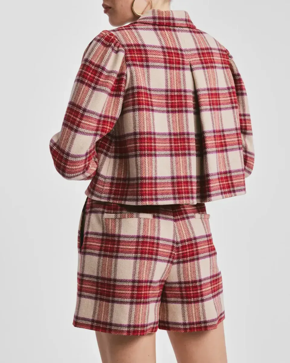 byTiMo Tailored Shorts Checks 