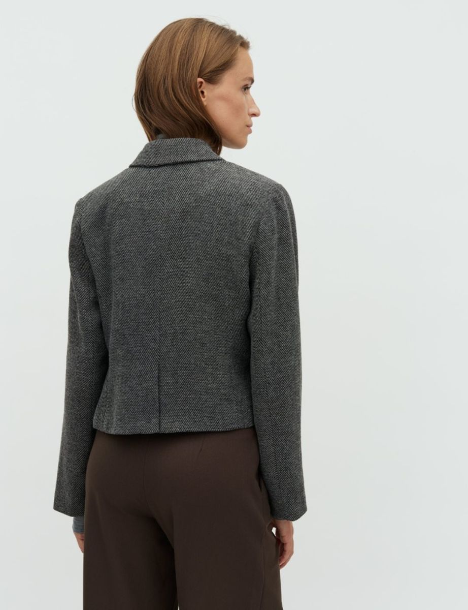 MbyM Iva Blazer Black Twill