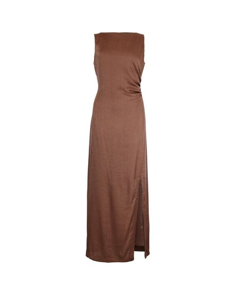 Hovedbilde byTiMo Shiny Sleeveless Dress Brown