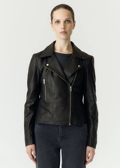 Hovedbilde YAS SOPHIE LEATHER JACKET BLACK