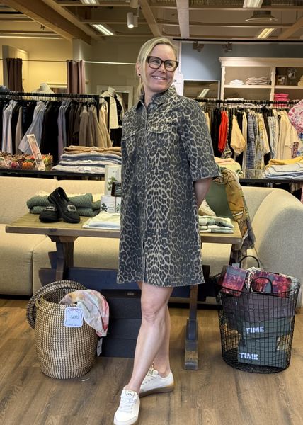 Hovedbilde MbyM Mira Leopard Mist Dress