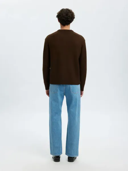 Hovedbilde Selected Homme Arne Knit Wool Crew Neck Demitasse