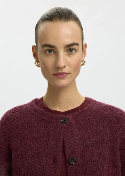Hovedbilde Selected Femme Lulu Cardigan Tawny Port Melange