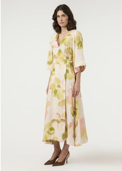 Hovedbilde YAS Marga 3/4 WRAP LONG DRESS Pristine