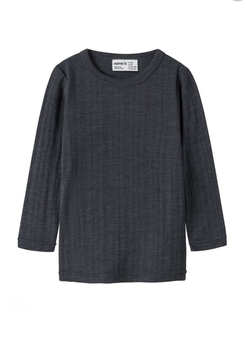 Name It Wool Genser Merinoull Ombre Blue 