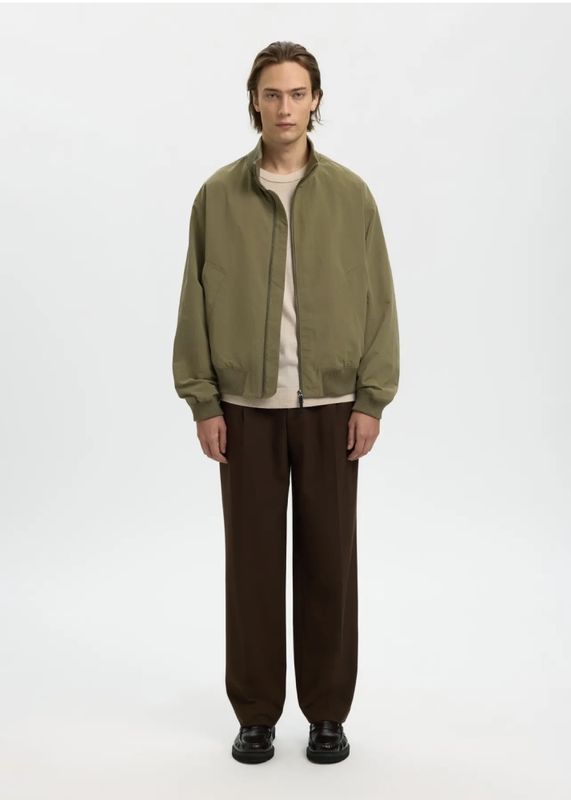 Selected Homme Dylan Relaxed Bomber Blue Nights 