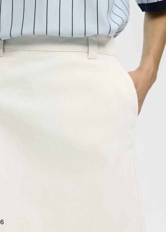Selected Femme Skirt Hotel Amour Egret 