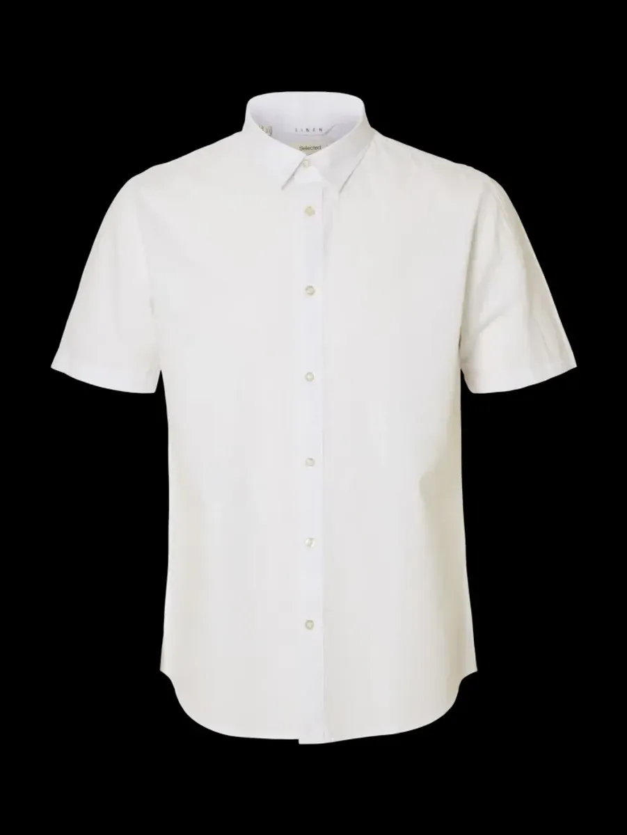 Selected Homme Reg-Sun Shirt White