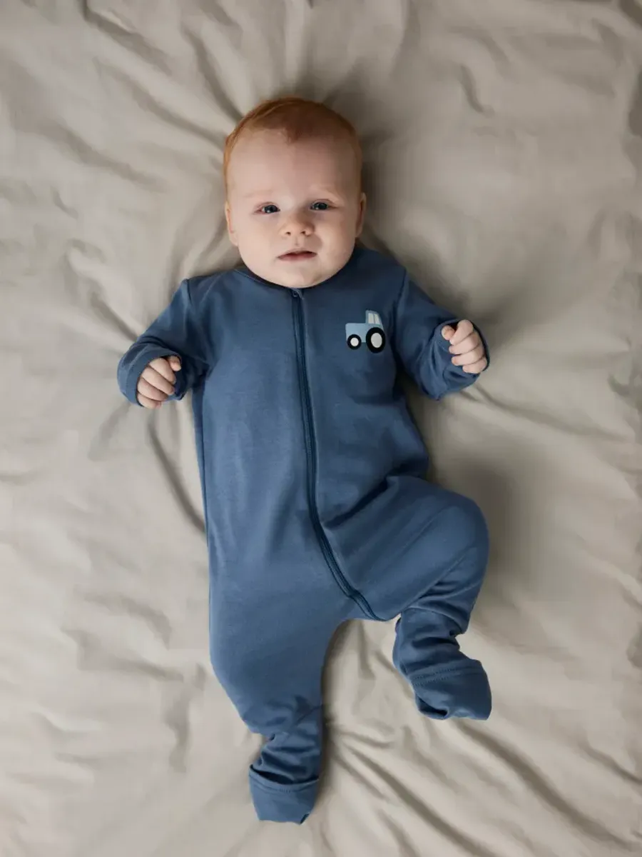 Name It Nightsuit Zip Traktor Jet Stream 2 stk