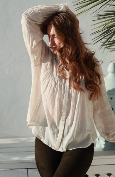 Hovedbilde Nectar Moonlace Blouse - Vanilla Mist