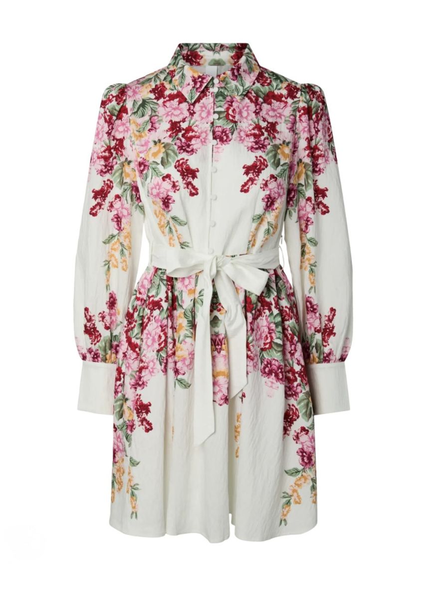 YAS Rosie Dress Birch New Rosie Print