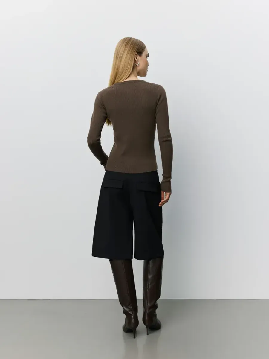 Sofie Schnoor Lucia Bermuda Suiting Shorts Black
