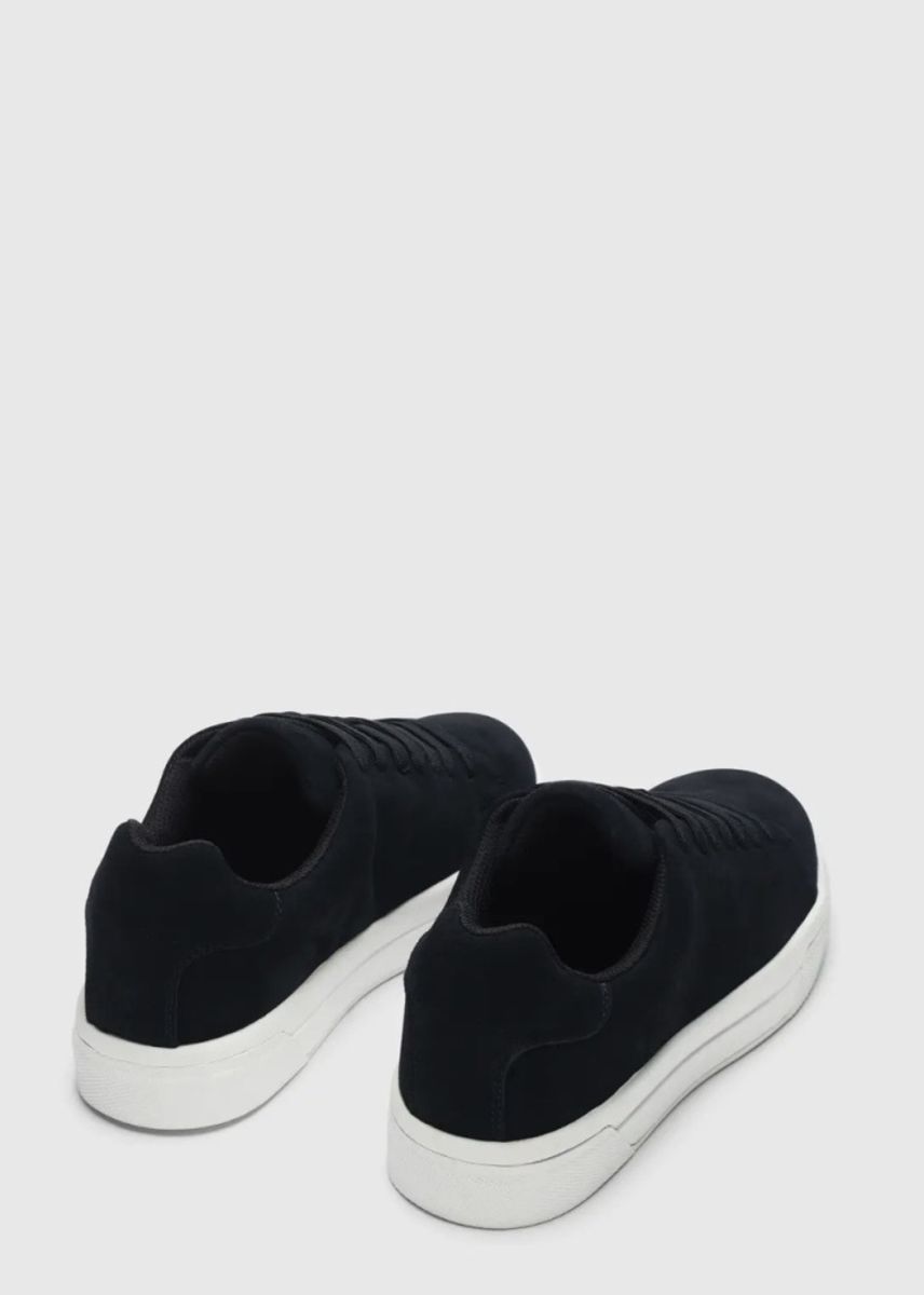  Selected Homme David Chunky Suede Sneaker Dark Navy 