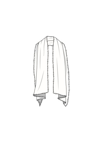 Bilde av by basic Large Scarf earth melange 170