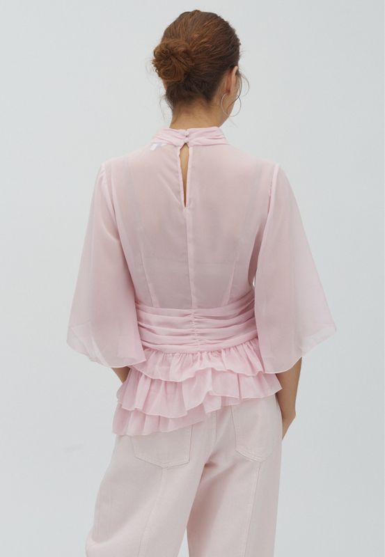 MbyM Massino Blouse Super Pale Pink