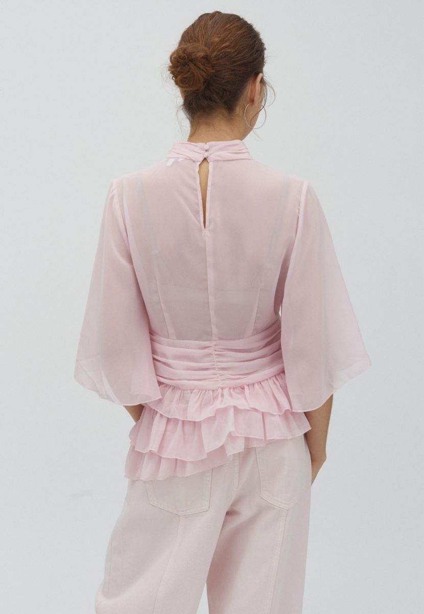 MbyM Massino Blouse Super Pale Pink