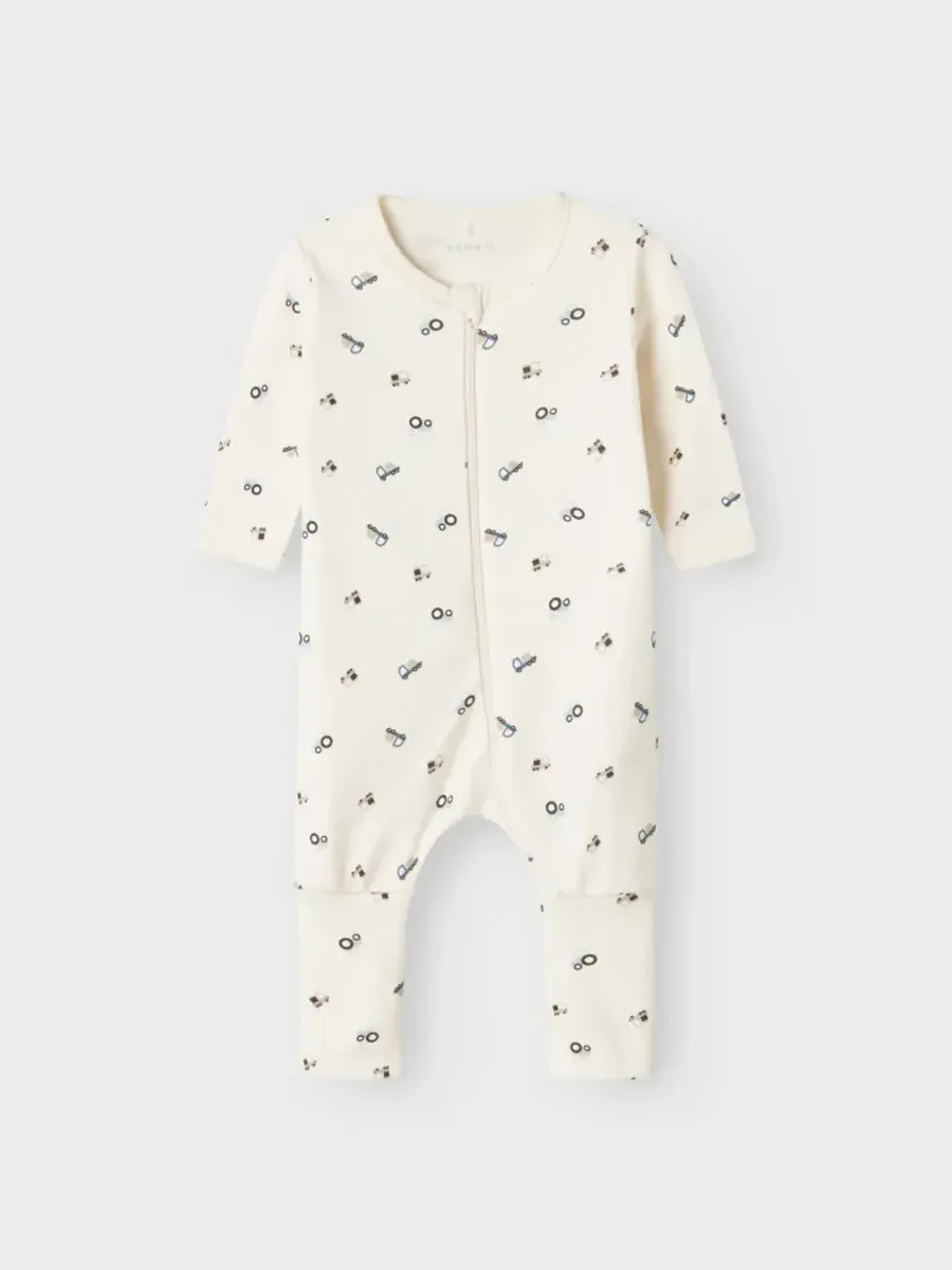 Name It Nightsuit Zip Traktor Jet Stream 2 stk