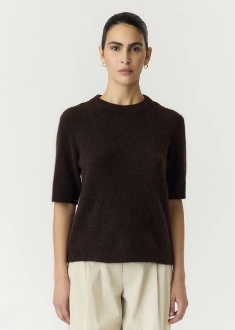 Hovedbilde YAS Johi Wool Blend Pullover Coffee Bean