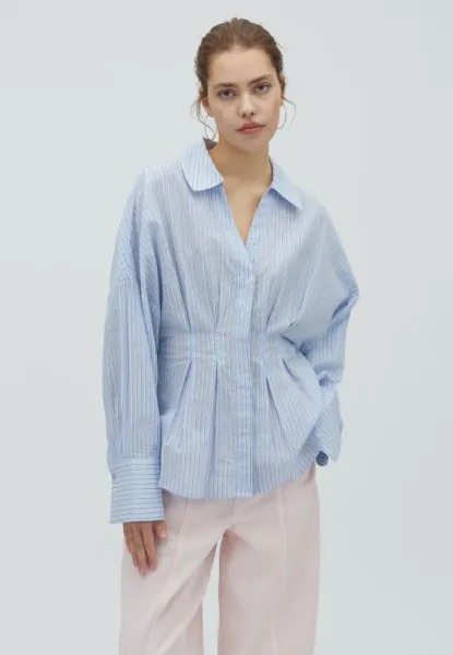 Hovedbilde MbyM Isidore Shirt Light Blue White Stripe 