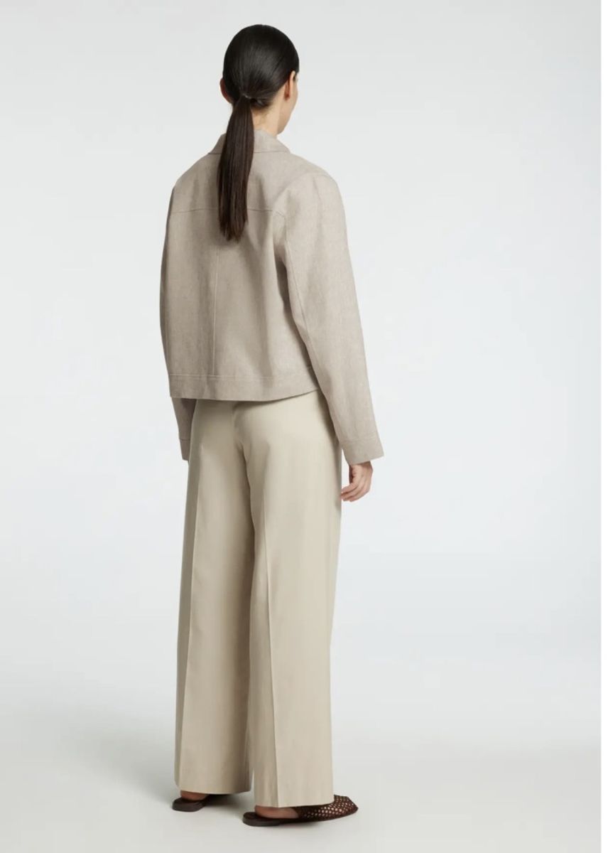 Selected Femme Jada Sun Short Jacket Nomad Melange