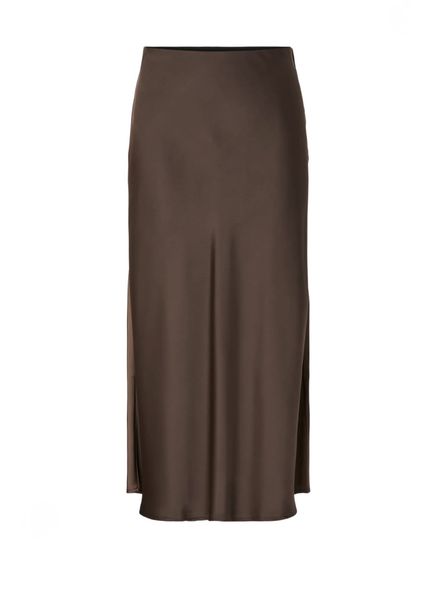 Hovedbilde YAS Pella Midi Skjørt Chocolate Brown 