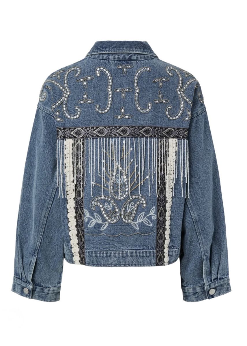 YAS Vision Denim Emb Jacket 