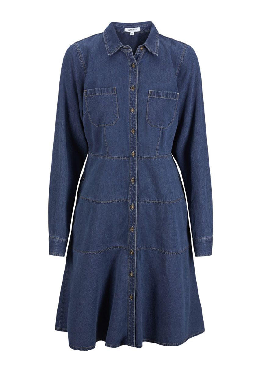 Katrin Uri Roma Dress Dark Blue