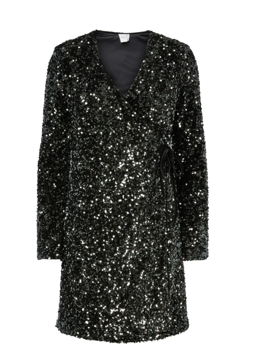 YAS Elle Wrap Dress Rosin